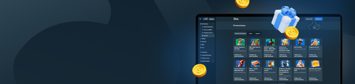 Juegos de casino en Stake Argentina